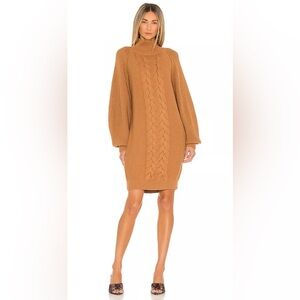 Brown Cable Knit Sweater